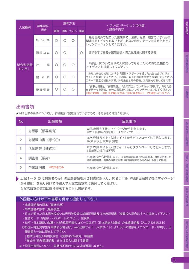 2026年度 学生募集要項