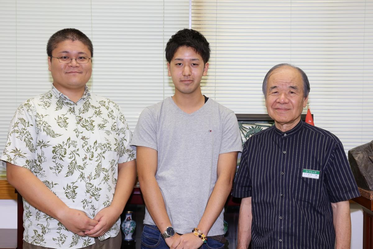 ピカリと輝く沖大生 大学生活の最終目標 法科大学院に見事合格 法経学科根間玄実さん 沖縄大学 ピカリと輝く沖大生 大学生活の最終目標 法科大学院に見事合格 法経学科根間玄実さん 沖縄大学