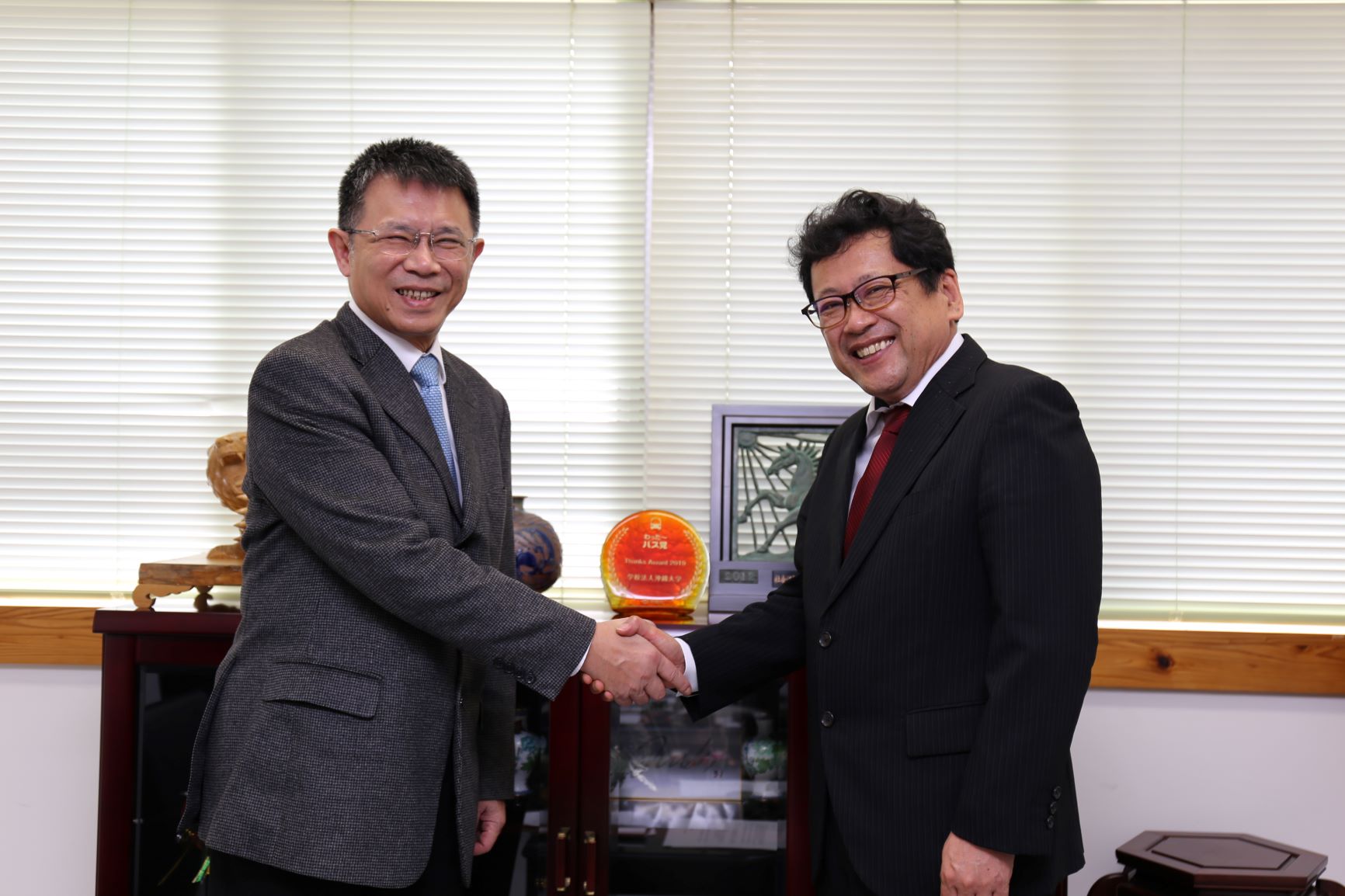 協定校 台湾・東呉大学（SooChow University）学長が本学を表敬訪問
