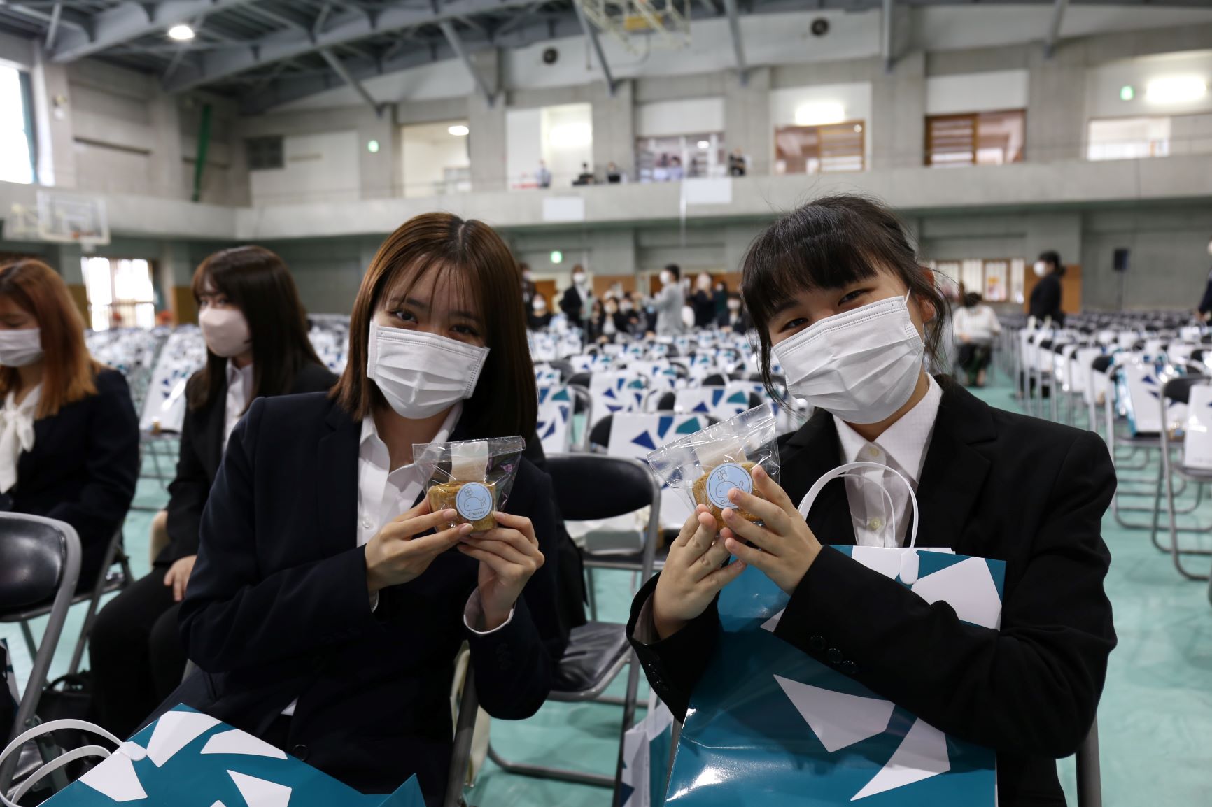 2023年度　沖縄大学入学式式典を挙行しました。