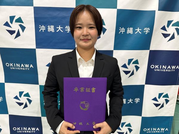 ピカリと輝く沖大生！（86）豊見城市消防本部初の女性消防士！（経法商学科卒業 山田 澪帆さん）