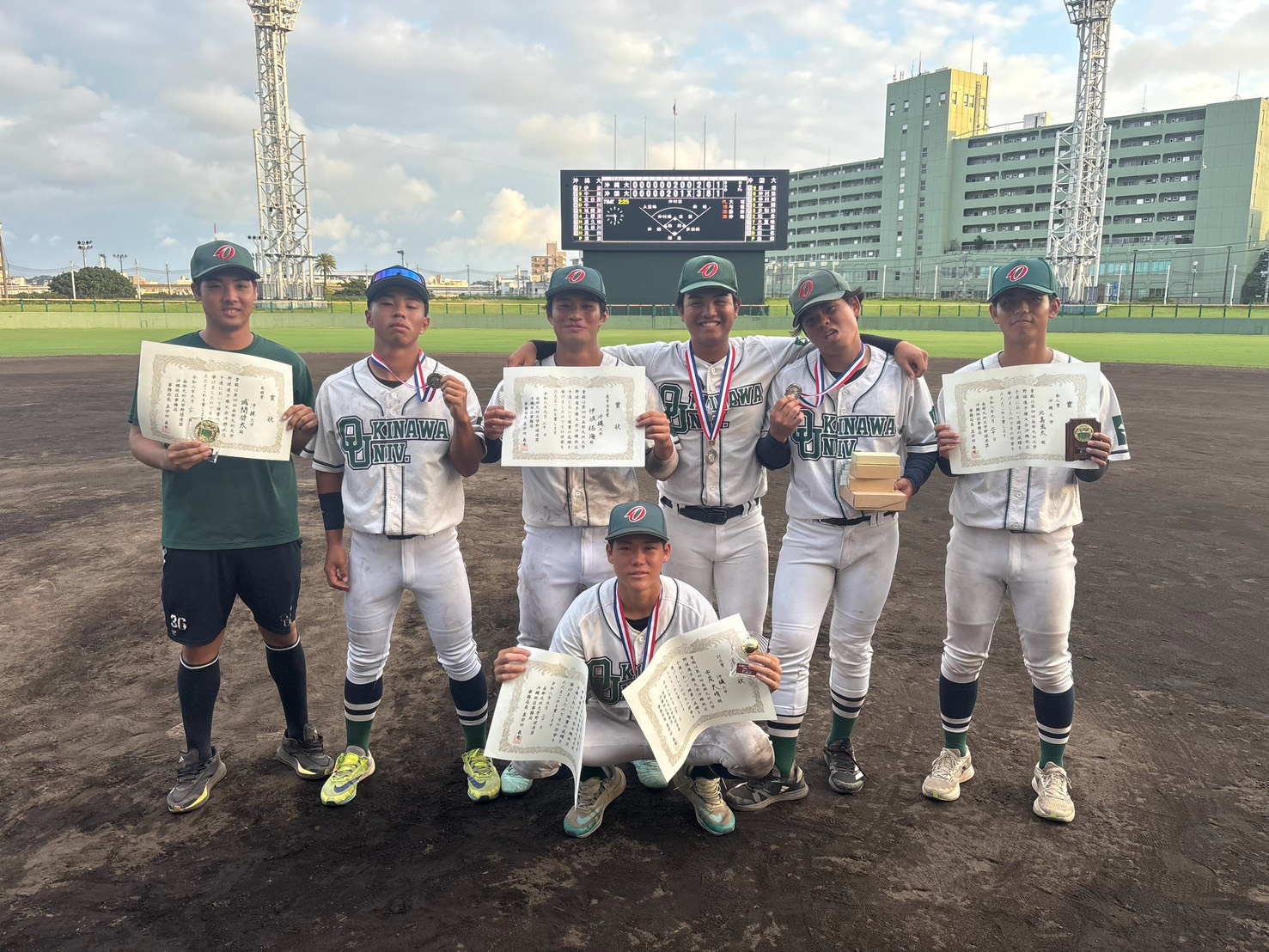 南部九州大学野球選手権大会沖縄地区予選・硬式野球部は準優勝に！